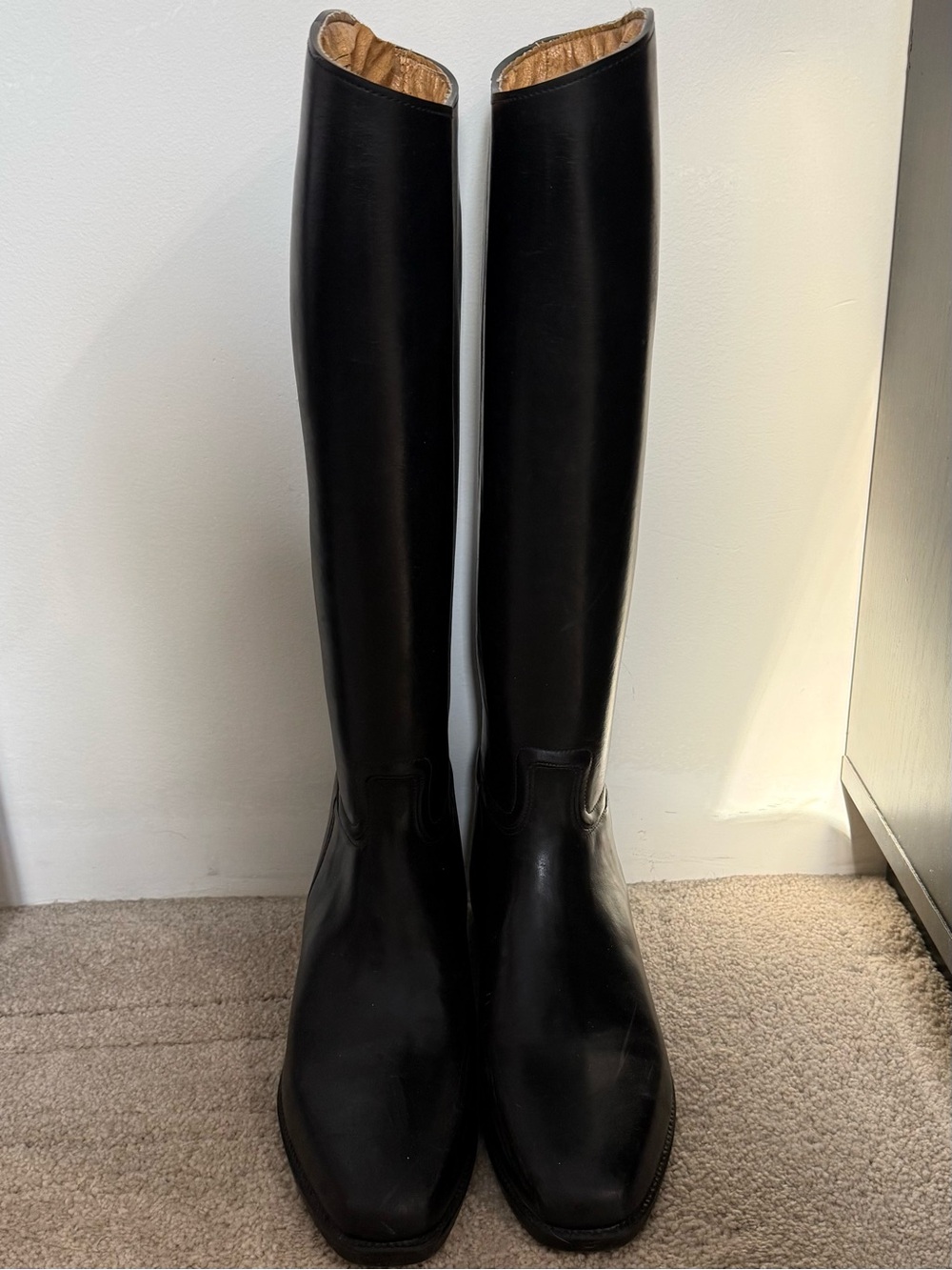 Vintage Wembley Black Rubber Equestrian Riding Boots